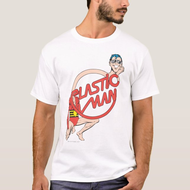 Plastic Man Rubberneck-tecken T Shirt (Framsida)