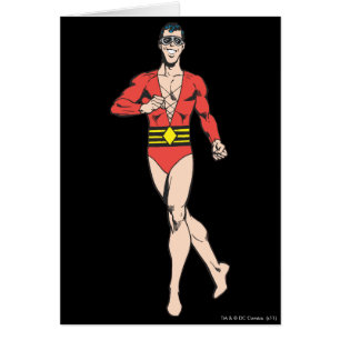 Plastic Man Stands Hälsningskort