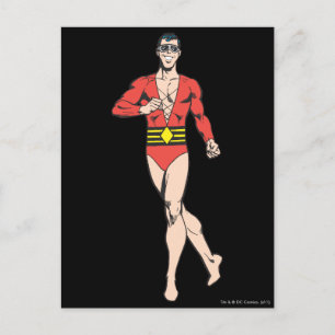 Plastic Man Står Vykort