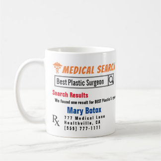 Plastic Surgeon Funny Search Gift Mugg