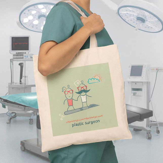 Plastic Surgeon Tote Bag Tygkasse (Skapare uppladdad)
