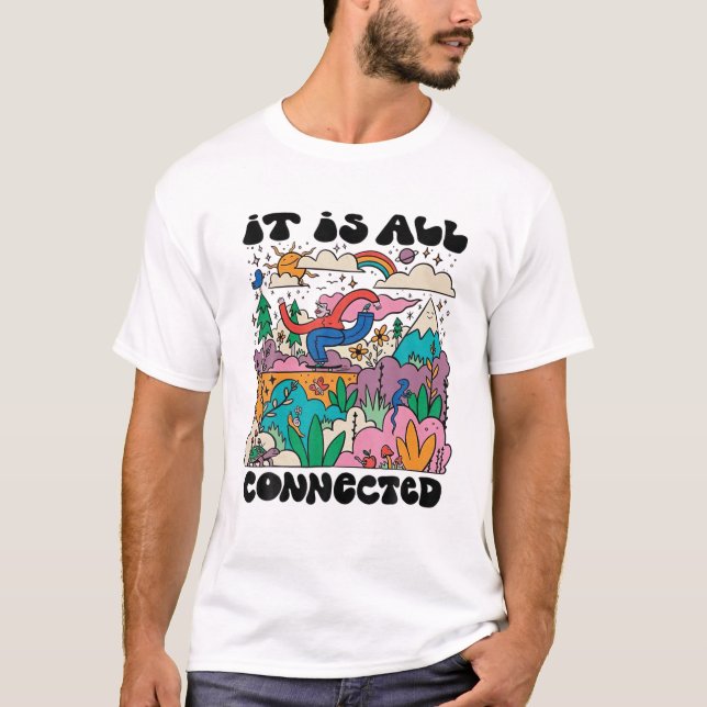 Plastics Climate Change Social Justice - It’S All T Shirt (Framsida)