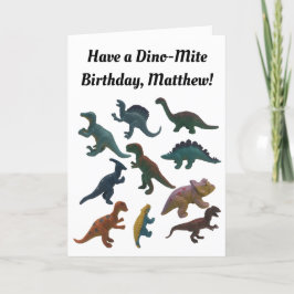 Plastisk Leksak-dinosauriens Anpassningsbar Kort