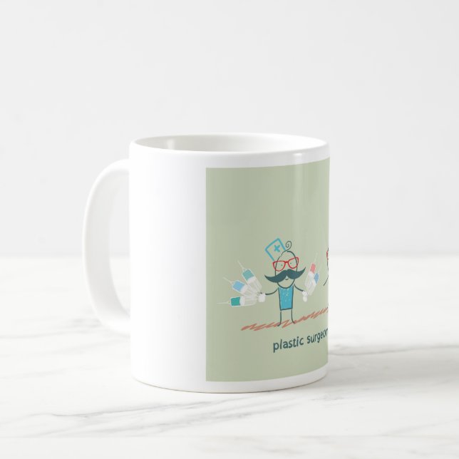 Plastkirurg Kaffemugg (Framsida vänster)