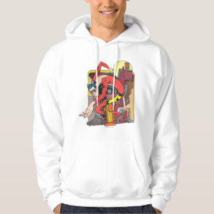 Plastmänniskans form i staden hoodie