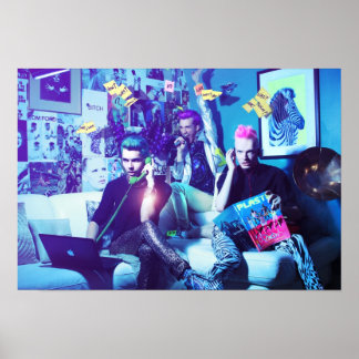 Plastpalatshögkvarter Poster