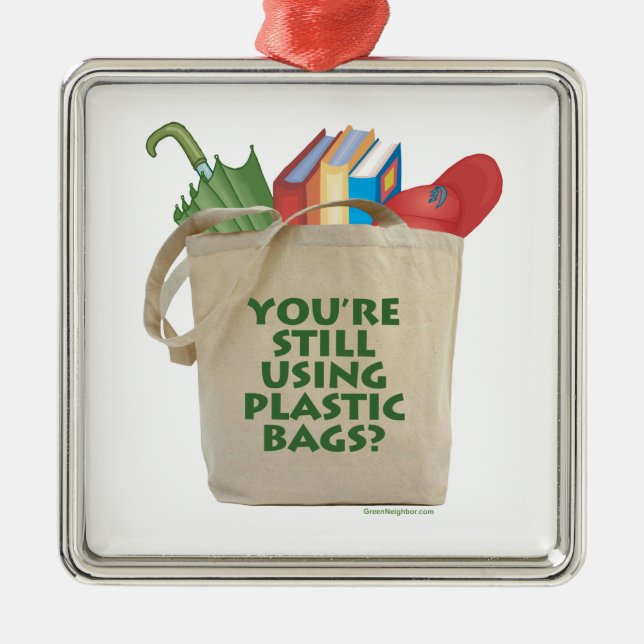 Plastpåsar Julgransprydnad Metall (Framsidan)