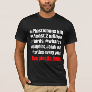Plastpåsesvart Tee Shirt