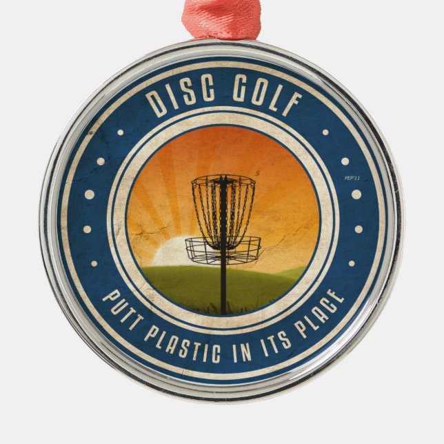 Plastplast i Ställe Julgransprydnad Metall (Framsidan)