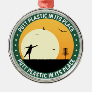 Plastplast i Ställe Julgransprydnad Metall