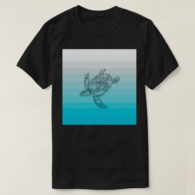 Plastsköldpadda T Shirt (Design framsida)
