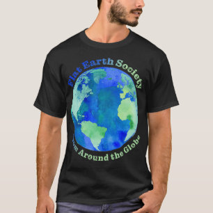 Plat Earth Society Classic TShirt T Shirt