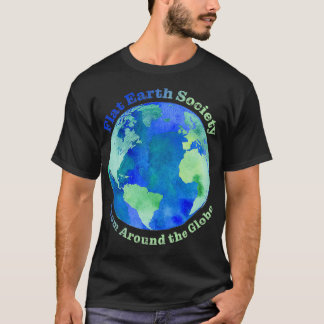 Plat Earth Society Classic TShirt T Shirt
