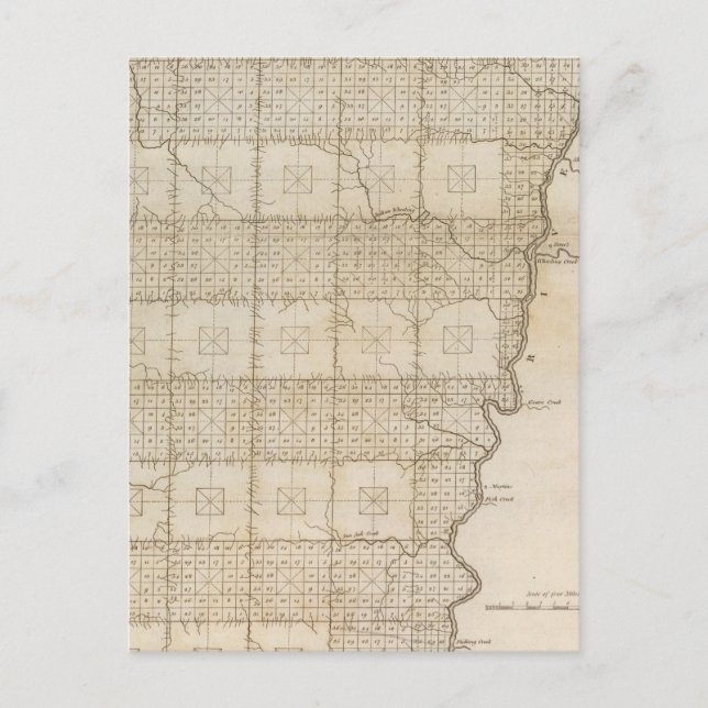 Plat för de sju tätorterna vykort (Framsida)