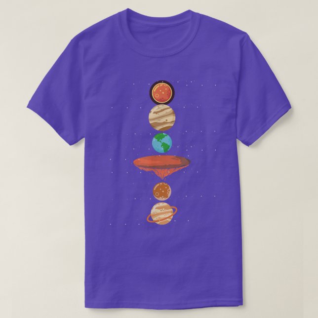 Plat Mars Planet Astronomy Science Mars T-Shirt (Design framsida)