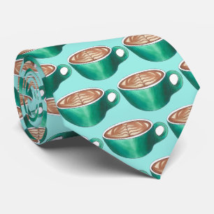 Plat White Latte Cappuccino Coffee Personlig Slips