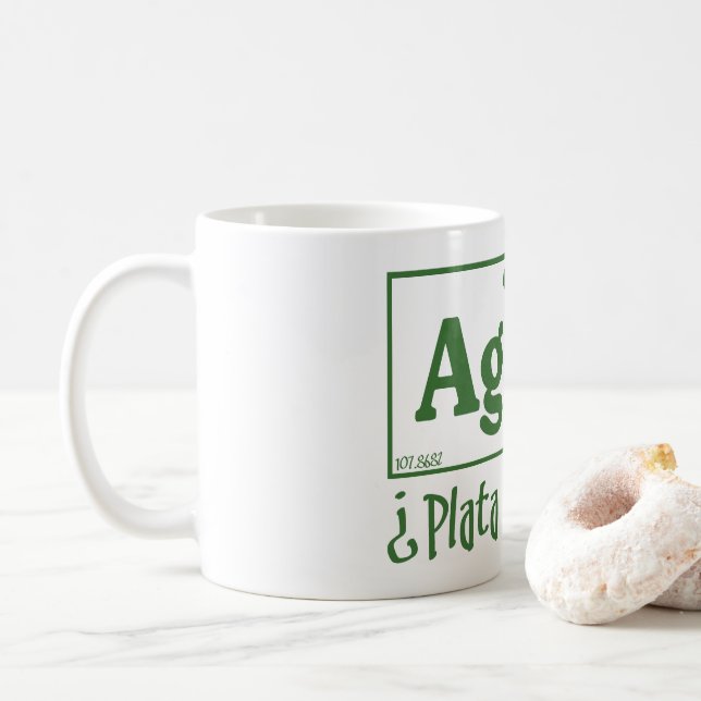 Plata o plomo kaffemugg (Med munk)