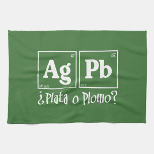 Plata o plomo kökshandduk