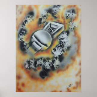 Plata - Ovanlig Poster av Airbrush Design