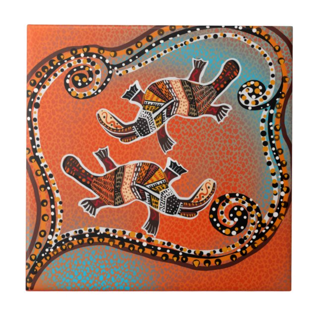 PLATAPUS KONST        KAKELPLATTA (Framsidan)