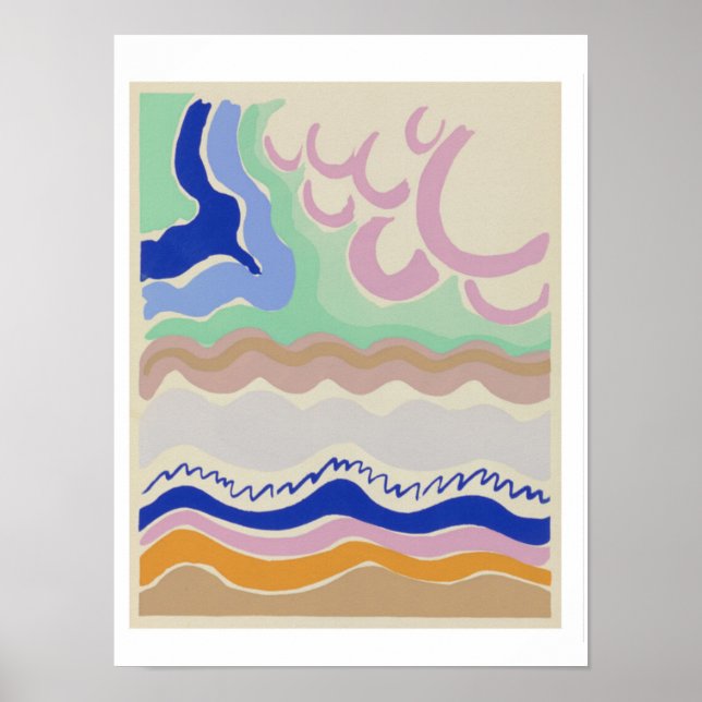 Plate 14 av Sonia Delaunay, Poster (Framsidan)