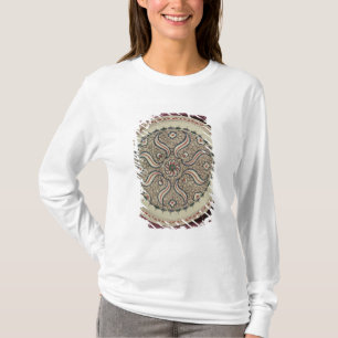 Plate dekorerade med ett flammamönster t shirt