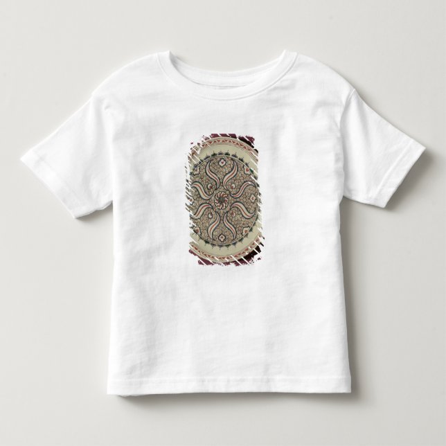 Plate dekorerade med ett flammamönster tee (Framsida)