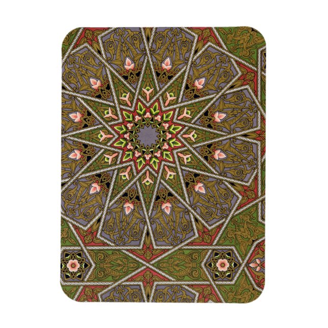 Plate I från "Studies in Design", 1874-76 (litho) Magnet (Vertikal)