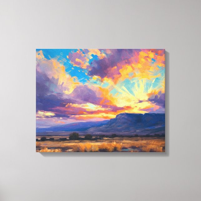 Plateau Sergranat Fine Art Canvastryck (Framsida)