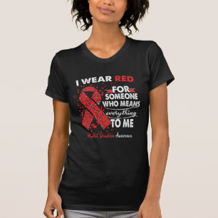 Platelet Donation Awareness Warrior Support Red T Shirt