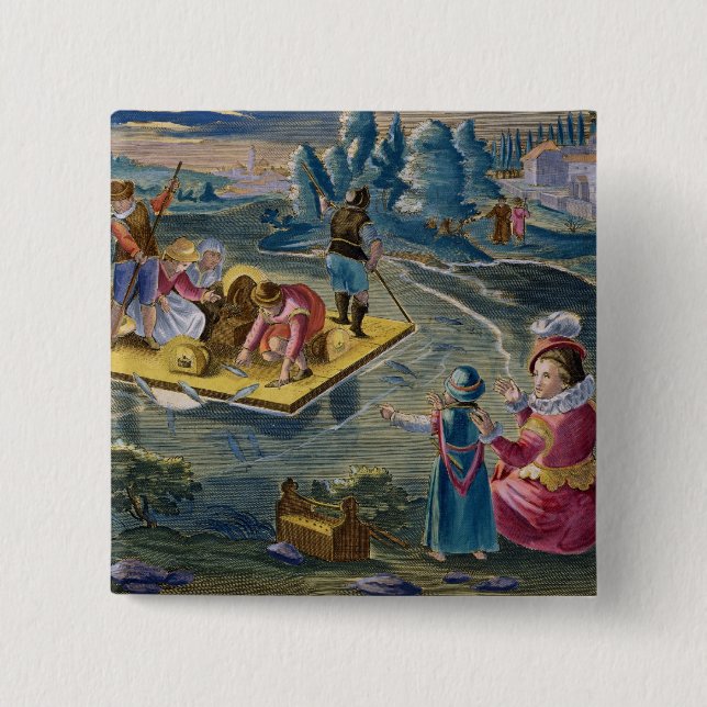 Plätera 101 från 'Venati, fiska på en sjö på Knapp (Framsida)