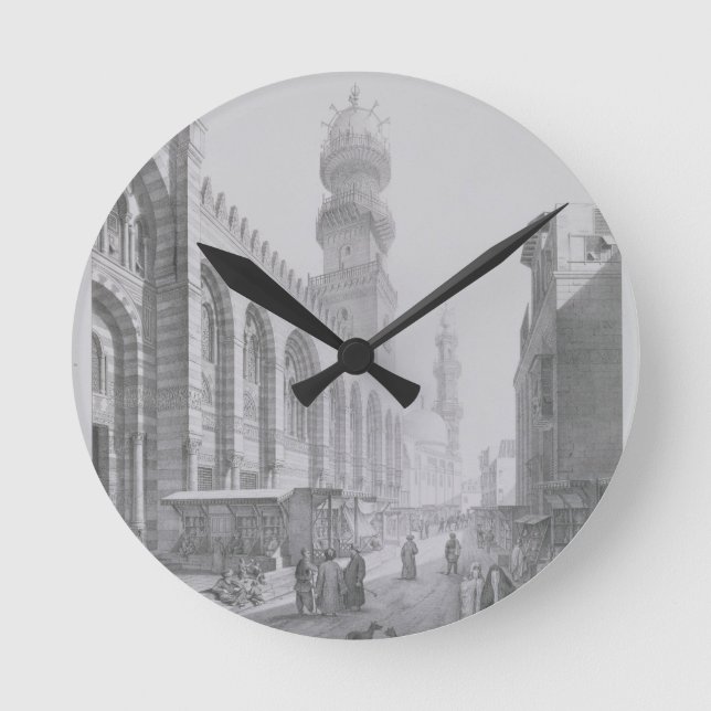 Plätera 20 från, yttre av moskén av Qalaoun ', Rund Klocka (Framsida)