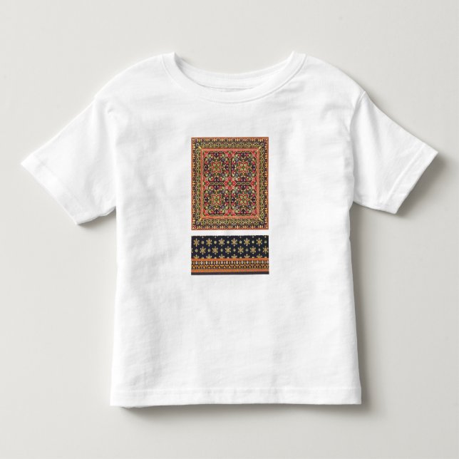 Plätera av designen för mattar, från 'industriella tee (Framsida)