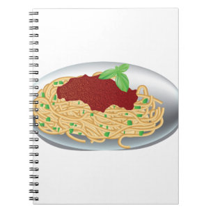 Plätera av spagettispiralanteckningsboken anteckningsbok med spiral