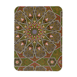 Plätera I från "studier i design", c.1874-76 Magnet