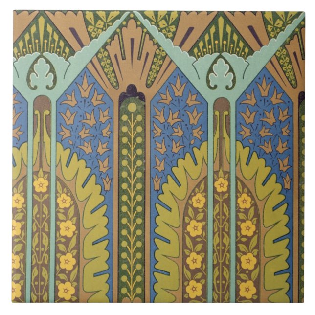 Plätera III från "studier i design", tänd Kakelplatta (Framsidan)