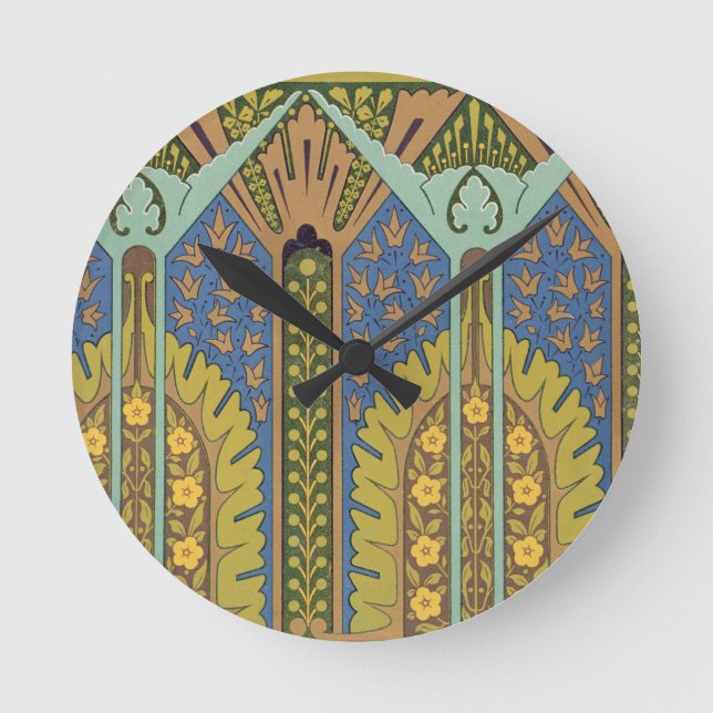 Plätera III från "studier i design", tänd Rund Klocka (Framsida)