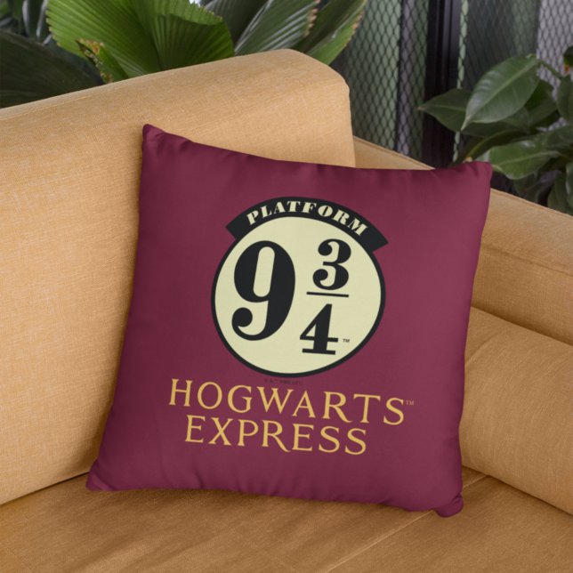 Platform 9 3/4 HOGWARTS™ EXPRESS-ikon Kudde (Skapare uppladdad)