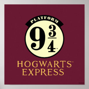 Platform 9 3/4 HOGWARTS™ EXPRESS-ikon Poster