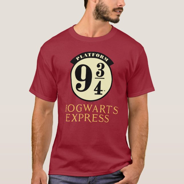 Platform 9 3/4 HOGWARTS™-EXPRESS Symbol T Shirt (Framsida)