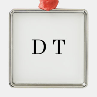 Platin Spegelgravyr – Ultra‑Ren Lyx Julgransprydnad Metall