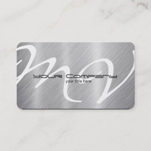 Platina/Aluminum visitkortar Visitkort