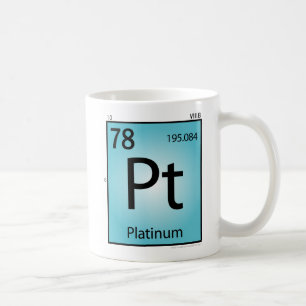 Platina (Pt)inslagmugg Kaffemugg