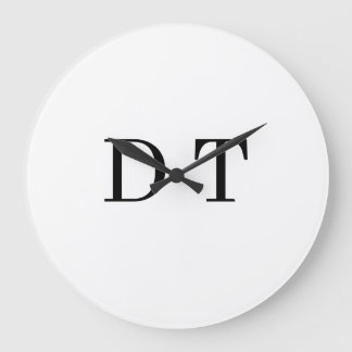 Platinabelagd spegelgravyr – Ultarens lyx Stor Klocka