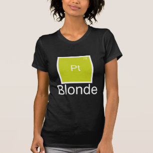 Platinablond Grundämne Puns-Shirt Tee