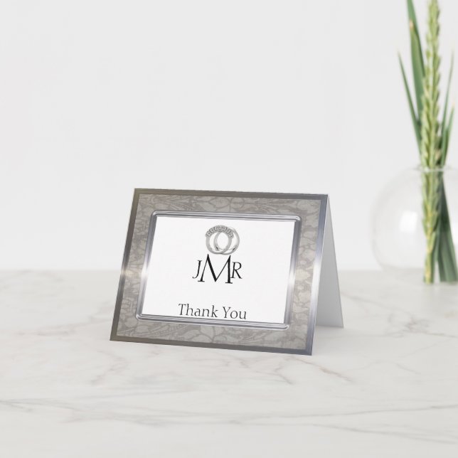 Platinaringar 20-årsjubileum Tack Kort (Framsida)