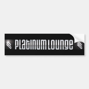 Platinavardagsrumbildekal (svarten) bildekal