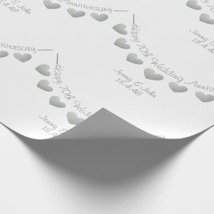 Platinum 70:e bröllop-årsdagen personlig presentpapper