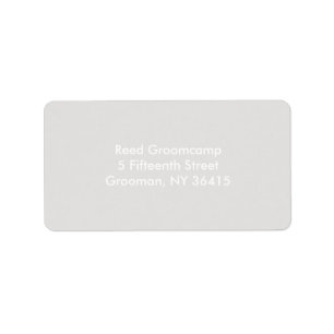 Platinum Adressetikett