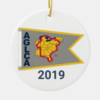 Platinum Burgee (2019) Ceramic Ornament